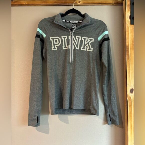 PINK quarter zip - Picture 1 of 4